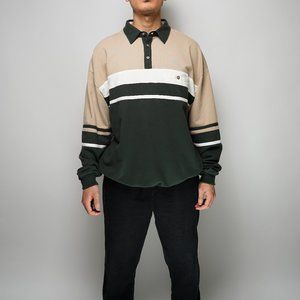 Long-Sleeve Polo Shirt by Unknown Company
